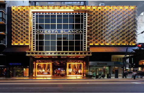 安福门头设计与商业空间的纽带。