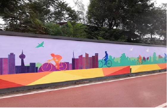 安福墙体彩绘-围墙