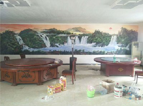 安福墙绘-写实风景