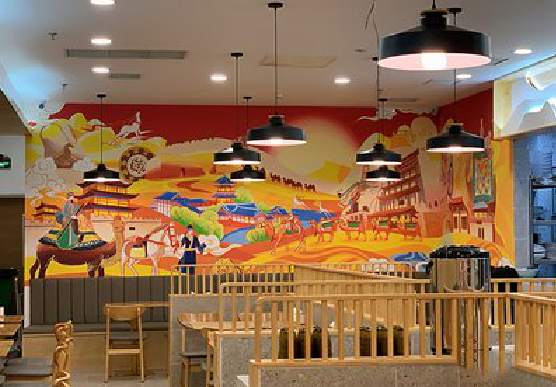 安福商业空间彩绘介绍。