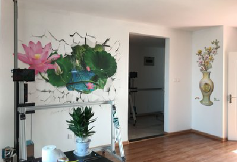 安福墙体彩绘相比墙纸的优势。