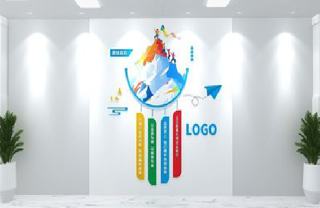 安福公司企业形象墙的工艺材料有哪些？